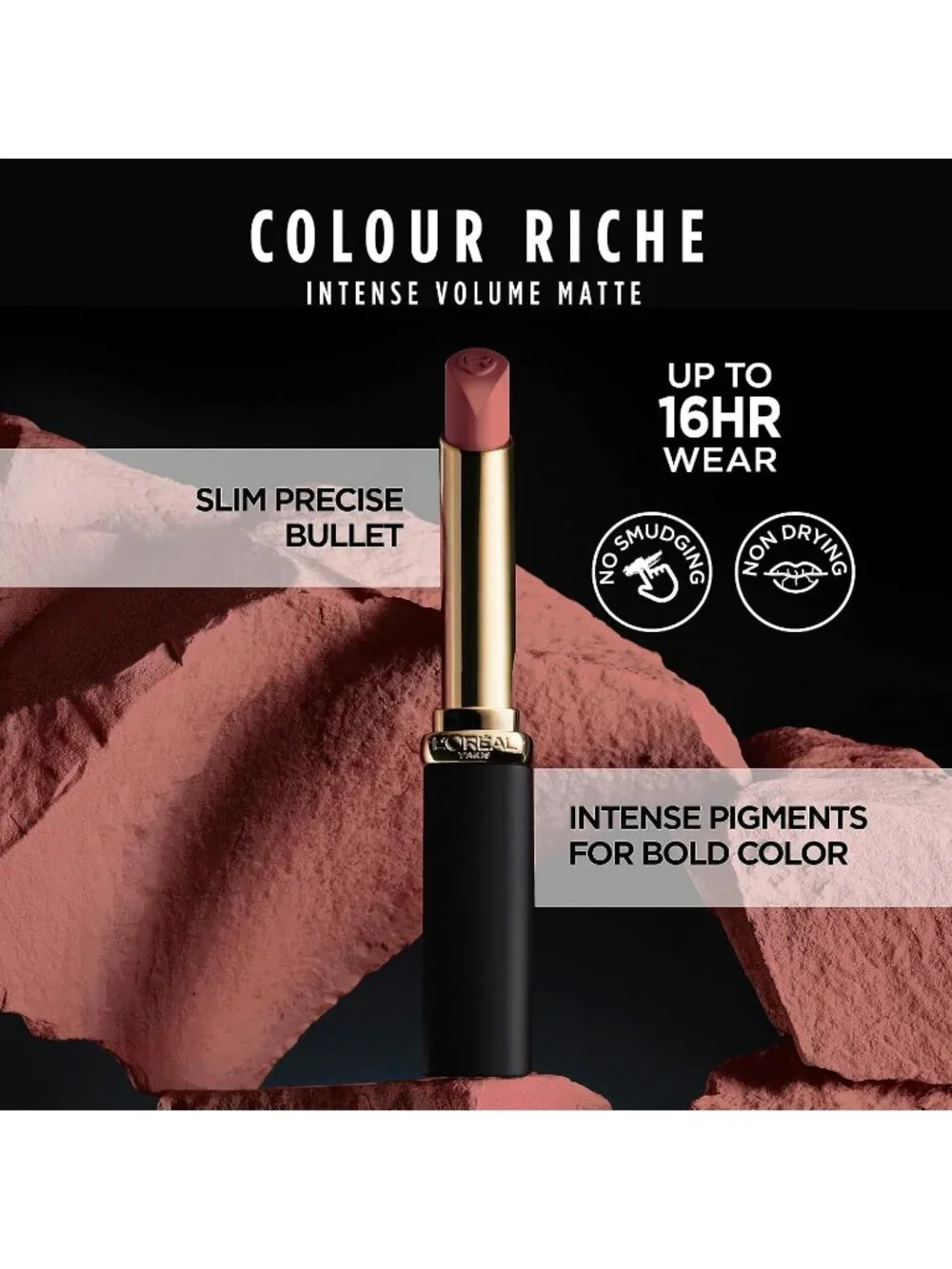 L'Oréal Paris Le Nude Defiant Riche Intense Volume Matte Longwear Lipstick